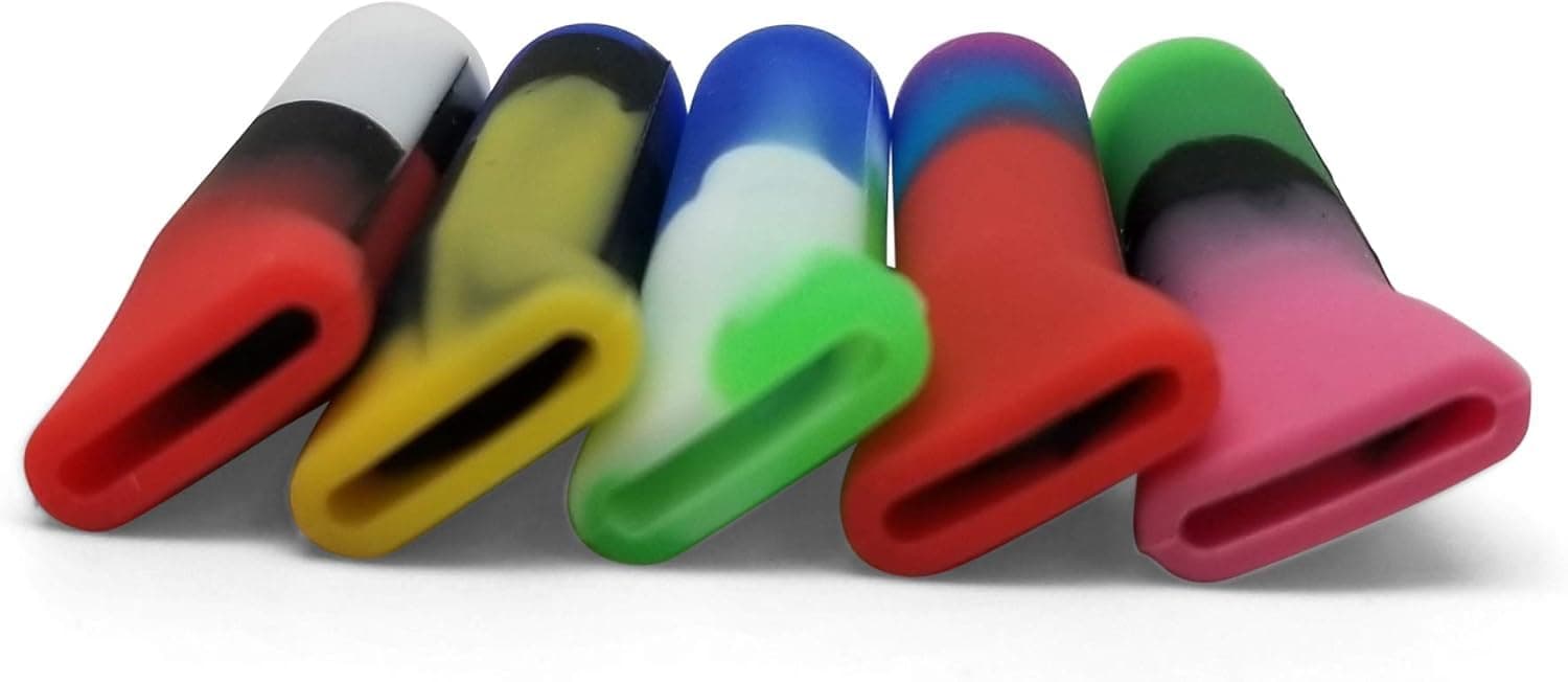 Quik Wikk 12 Pack Reusable Silicone Rolling Tips Trippy Tips - Clean, Factory Sealed and Sterile