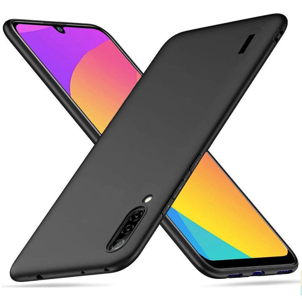 VALUEACTIVE Accessories For All Back Cover for mi a3 (TPU and Poly Carbonate_Black)