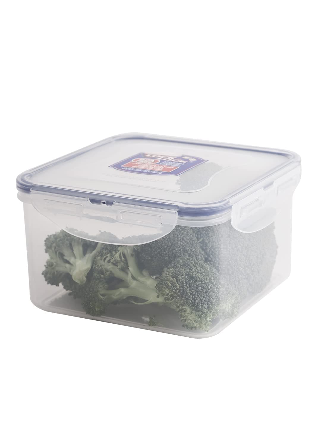 LocknLock Square Food Container, Clear, 1.2L, Hpl822D