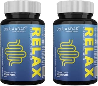Re-LAX – Relief from Constipation, Acidity, IBS and Gastric Issues – 60 Capsules (Pack of 2)