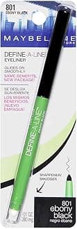 Maybelline Define-A-Line Eyeliner, Ebony Black [801], 1 ea (Pack of 3)