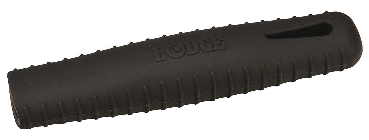 Silicone Hot Handle Holder - Dishwasher Safe Hot Handle Holder Designed for Lodge Carbon Steel Pan Products - Reusable Heat Protection Up to 500° - Black