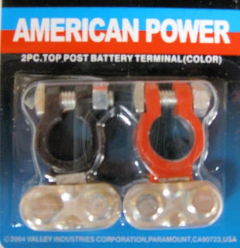 Universal Top Post Battery Cable Terminal Red / Black
