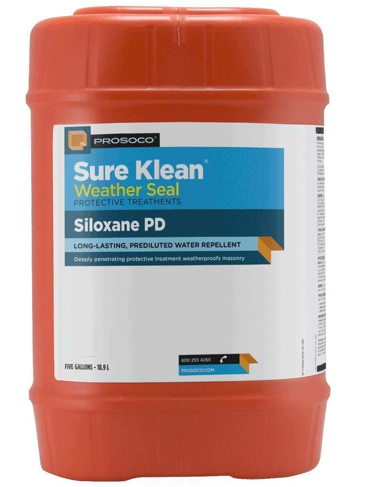Sure Klean Weather Seal Siloxane PD - Great Water-Based Brick Sealer - (5-Gallon Container)