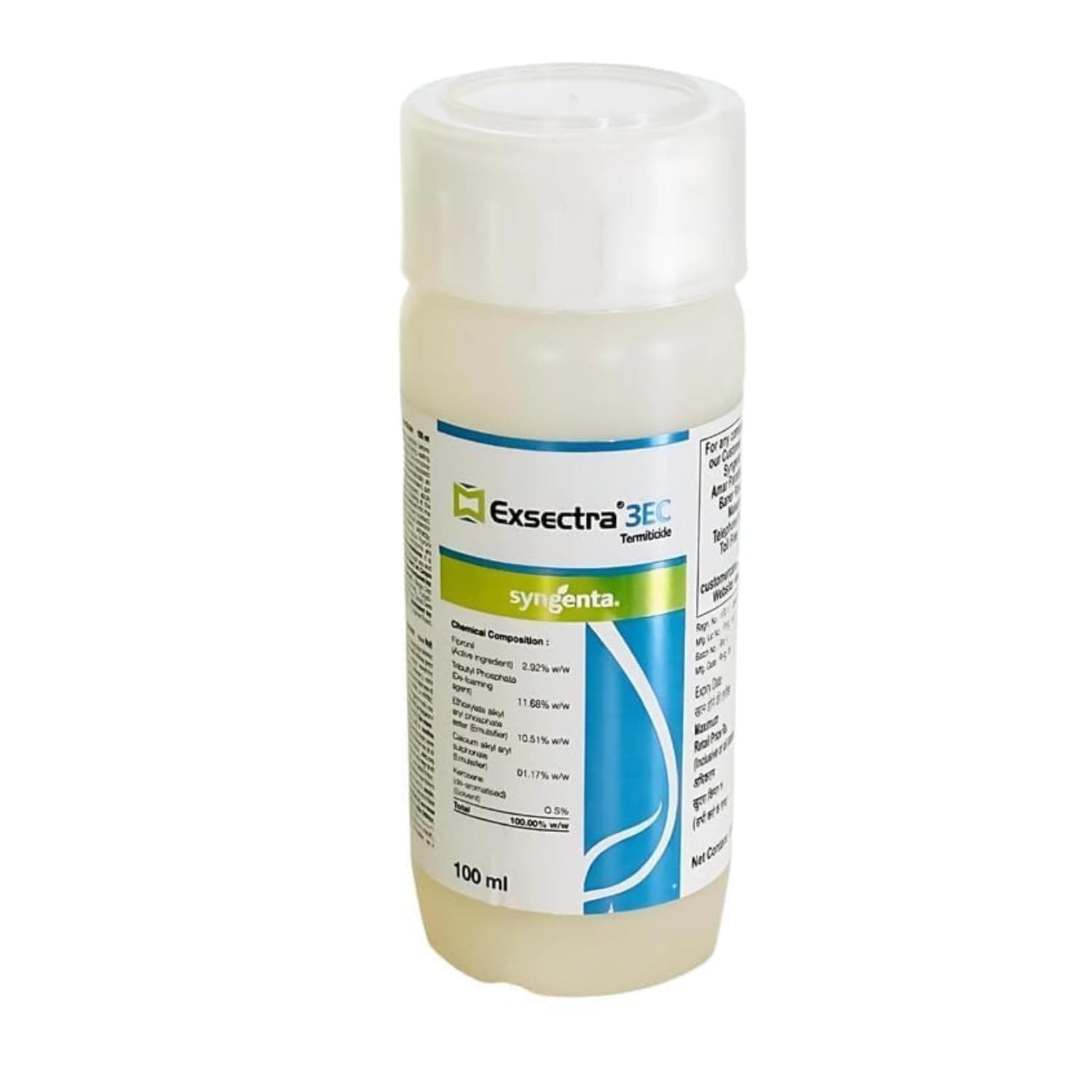 Syngenta Exsectra Termite Killer- 100ml (Pack Of 1) | Advanced Termite Control for Wood, Walls & Foundations | Pre & Post Construction Use