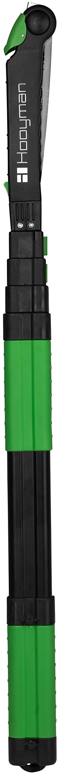 Hooyman Extendable Tree Saw with Compact Design, Detachable Handsaw and Telescoping Pole, No-Slip H-Grip, Impulse Hardened Teeth, and Wrist Lanyard for Tree Trimming, Hunting, Camping, and Outdoors