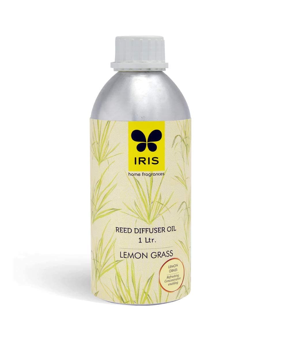 Iris Home Fragnance Reed Diffuser Oil Lemon Grass, 1 Liter