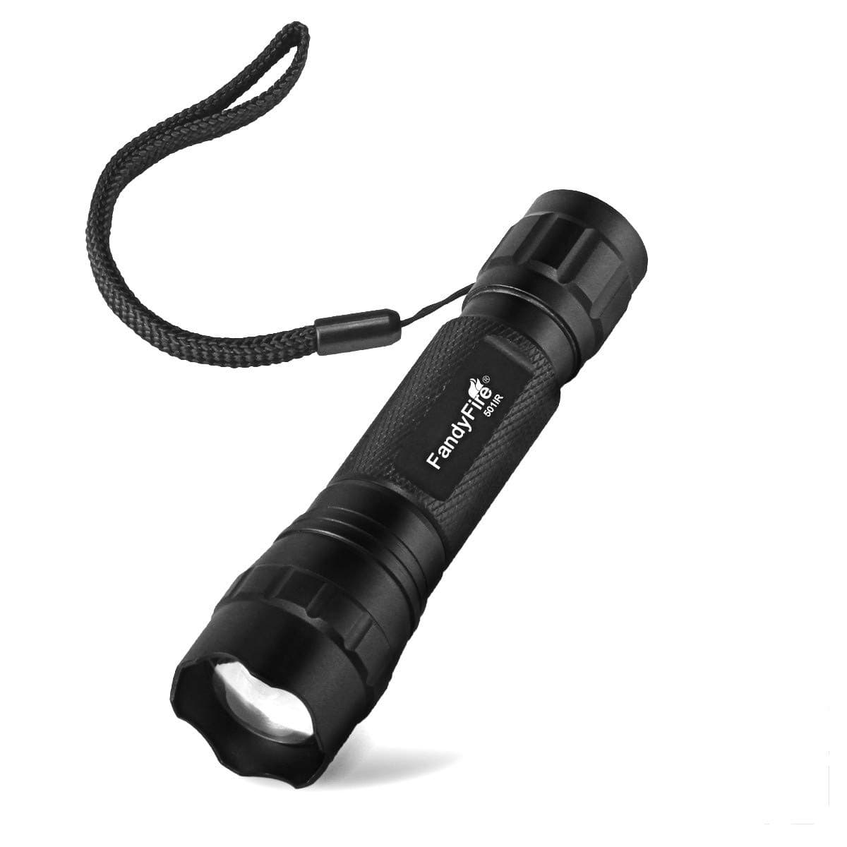 940nm IR Flashlight Illuminator Infrared Light Night Vision Adjustable Focus LED Flashlight Torch for Hunting (Not Included Battery)