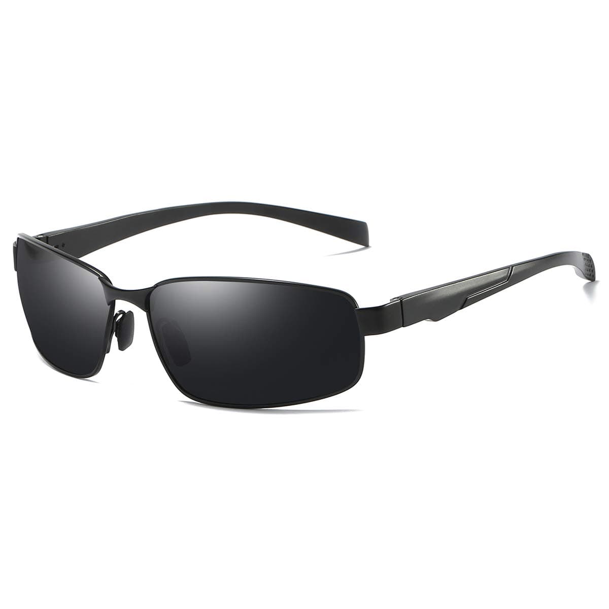 FSK Polarized Rectangular Sunglasses Large Size