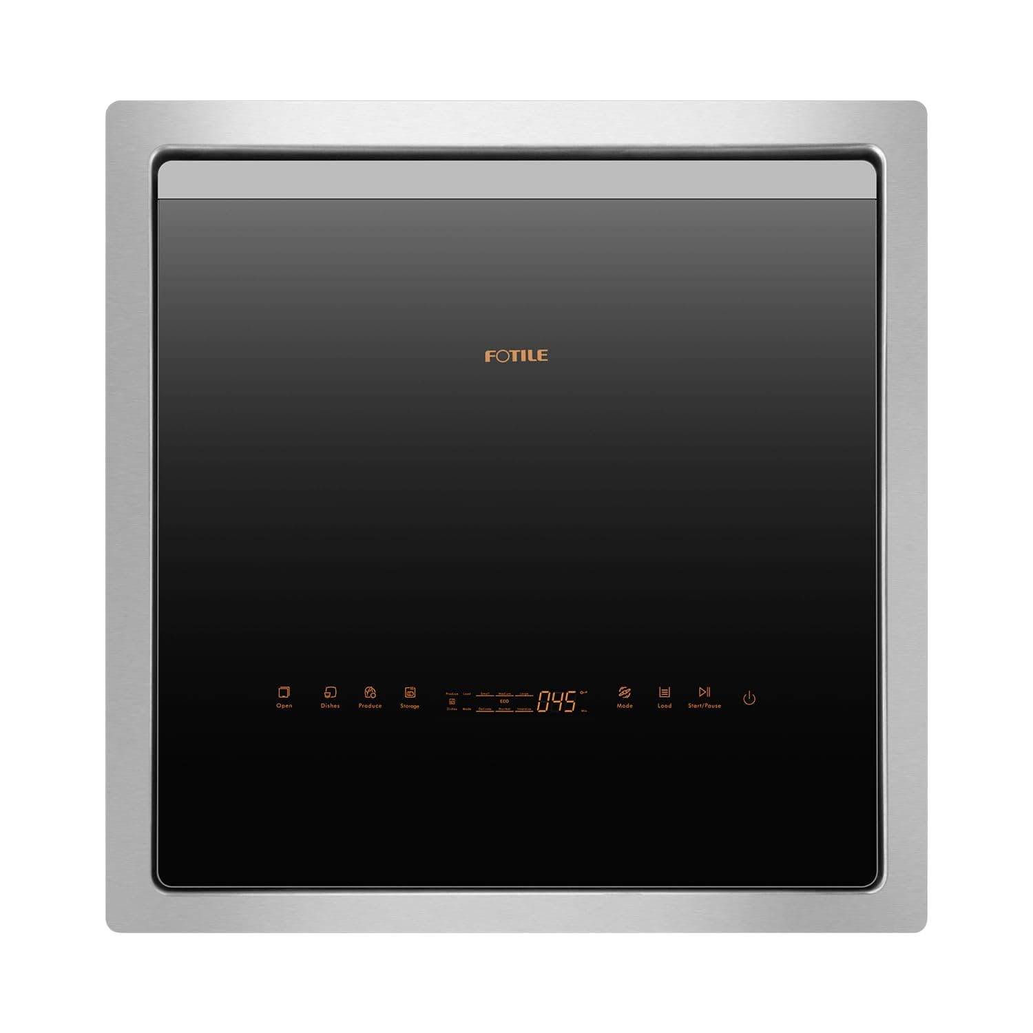 FOTILE 2-in-1 Top Load Dishwasher, 21" Compact Design with HydroJet Technology, Energy Efficient 15-Min Fast Wash with Produce Wash, Stainless Steel Tub, Odor-Free Storage, and Child Lock