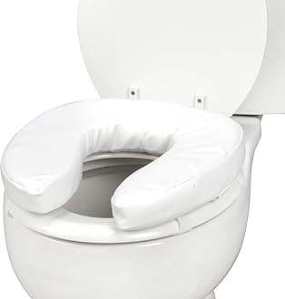 DMI Vinyl Cushion Toilet Seat 5cm