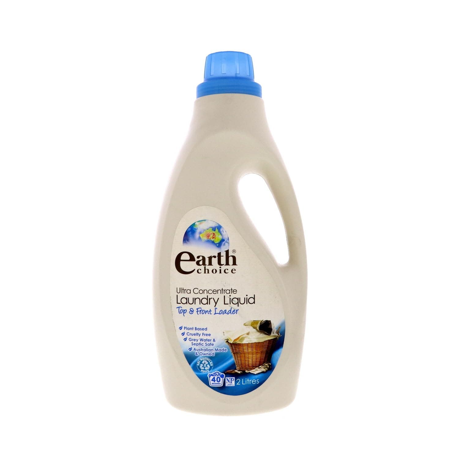 Earth Choice Ultra Concentrated Laundry Liquid Top Front Load 2 Ltr