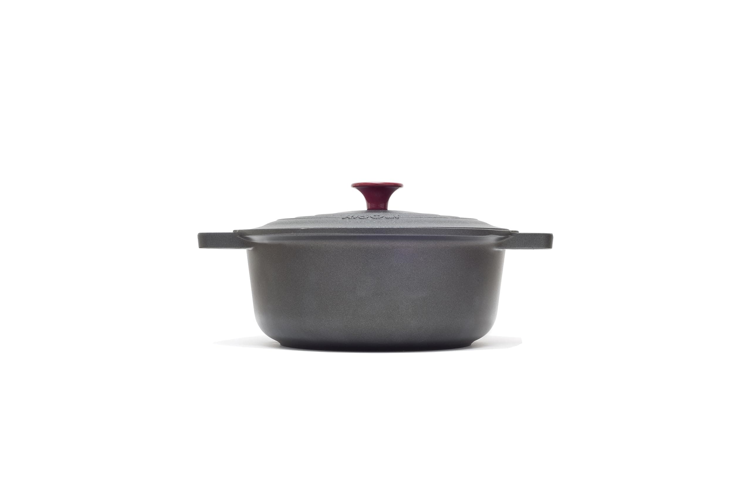 RISOLI Vinum Non-Stick Induction Casserole Dish Diameter 24 cm with Melting Lid Slow Cooking Recycled Aluminium Made in Italy