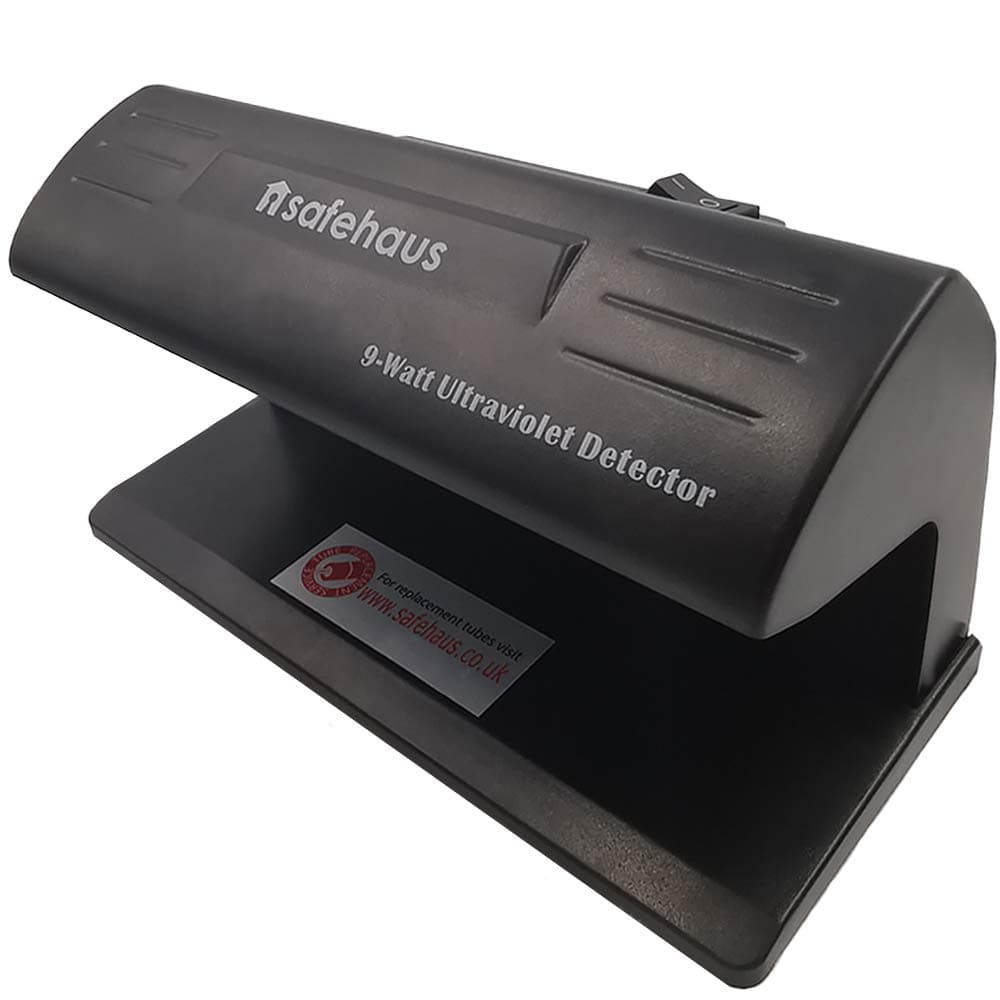 Safehaus UV Note Checker Counterfeit Polymer Paper Money Detector