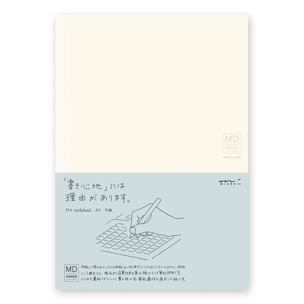Midori MD A5 Grid Notebook (Pack of 2)