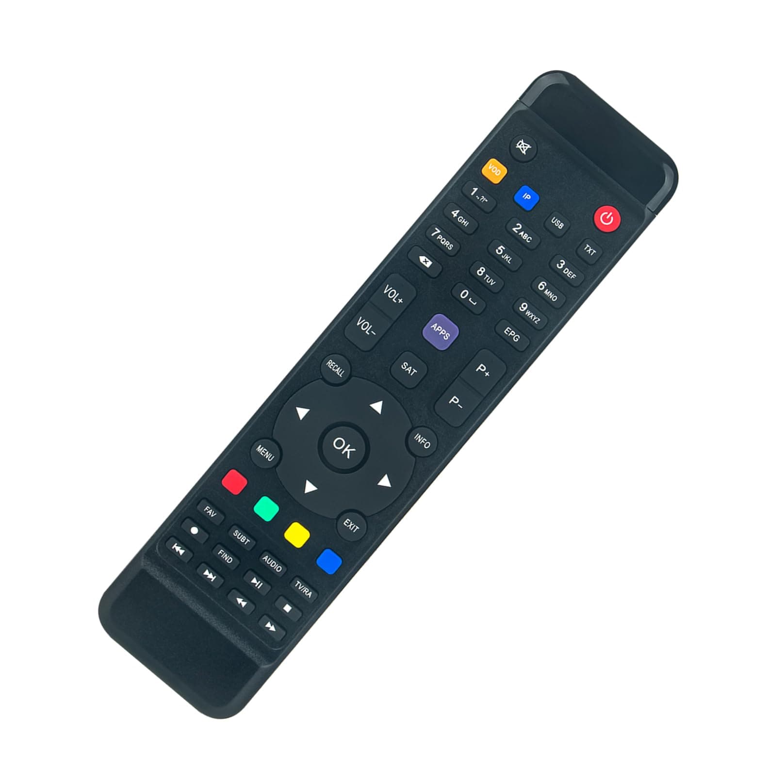 VINABTY Replacement Remote Control --fit for icone Satellite Receiver Vogue One, Max, Pro remote control, SYJ-1883-SYJ