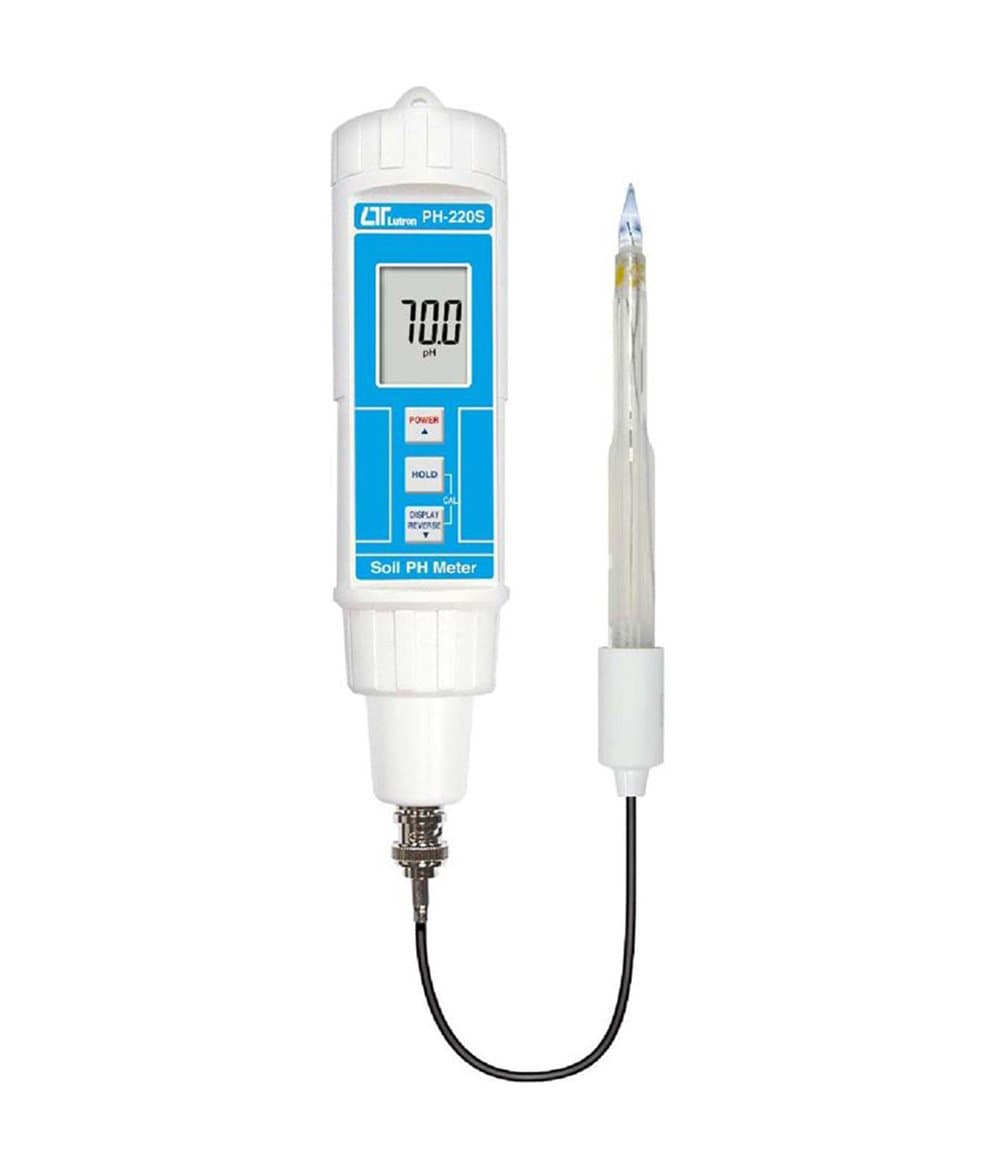 LutronElectronic Soil pH Meter (Range : 0 to 14 pH) for Horticulture Gardening Food Mechanical Education School Colleges | Model: PH-220S