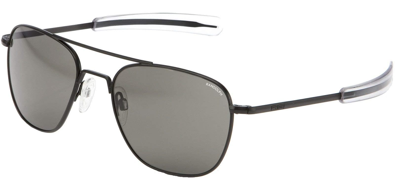 Randolph Engineering Aviator Matte Black | Gray Polarized Bayonet- Af018