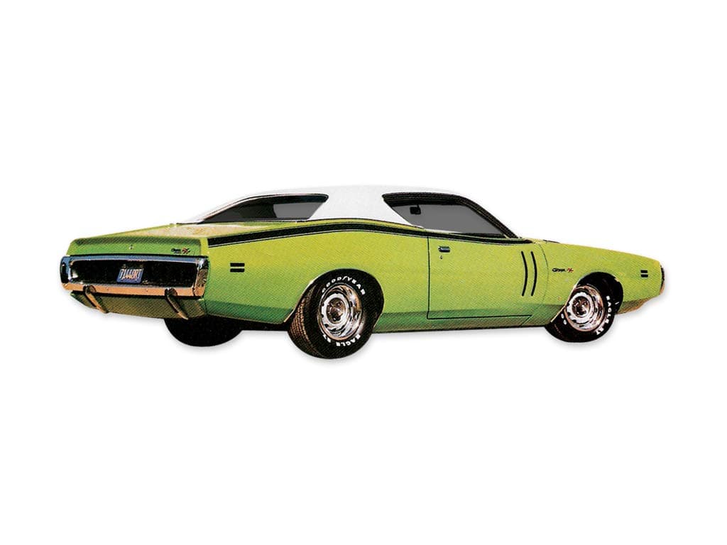 Charger Phoenix Graphix Replacement for 1971 Dodge R/T RT Complete Decals & Stripes Kit - Matte Black