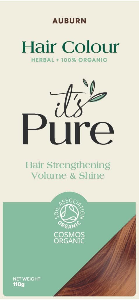 Organic Herbal Hair Dye in Auburn 110g