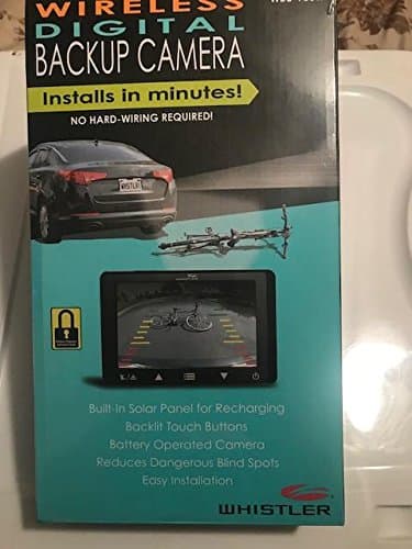 Whistler WBU-900 WIRELESS DIGITAL BACKUP CAMERA