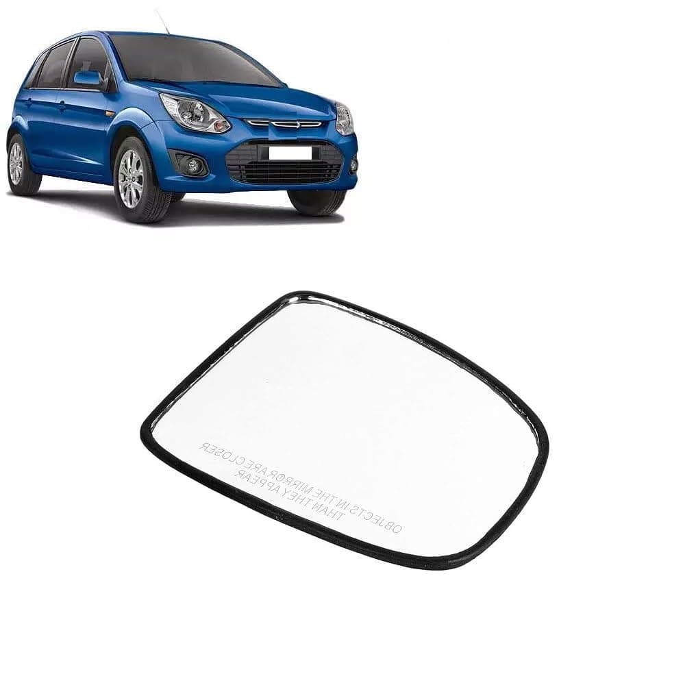 Right [Driver] Side View Sub Mirror Glass Plate for Figo Type-1