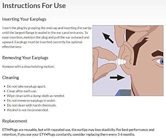 Etymotic Research ER20 High-Fidelity Earplugs (Concerts, Musicians, Airplanes, Motorcycles, Sensitivity and Universal Hearing Protection) - Standard and Large Combo Pack