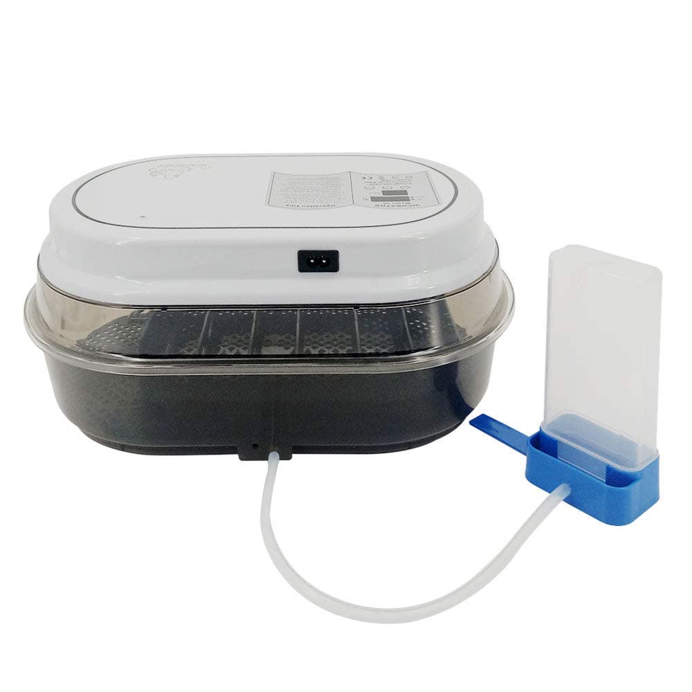 TAIMIKO Egg Incubator Automatic Egg Incubator 18 Eggs Poultry Hatcher Auto Temperature and Humidity Control Easy to Observe for Chickens Ducks Goose Birds Family Use (18 Eggs)