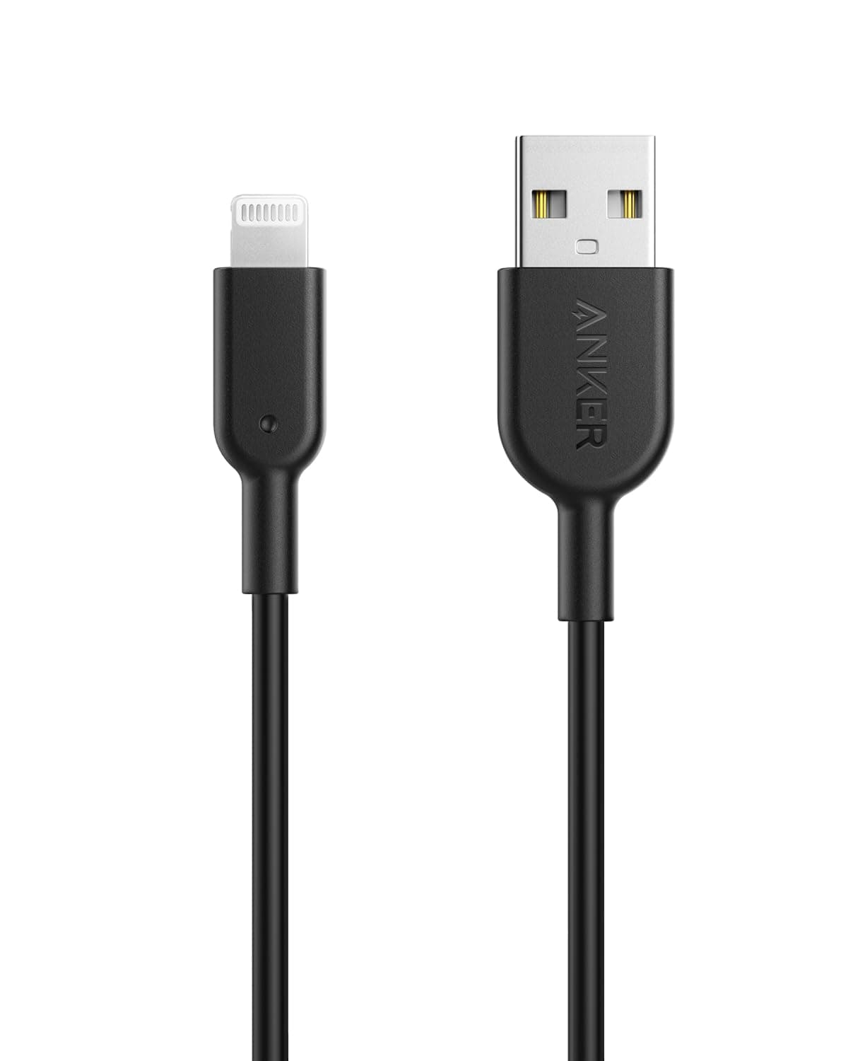 Anker Powerline II Lightning Cable (3ft), Probably The World's Most Durable Cable, MFi Certified for iPhone 14/14 Pro/13 Pro Max/12/11/XR/X/8/8 Plus/7/7 Plus/6/6 Plus (Black)