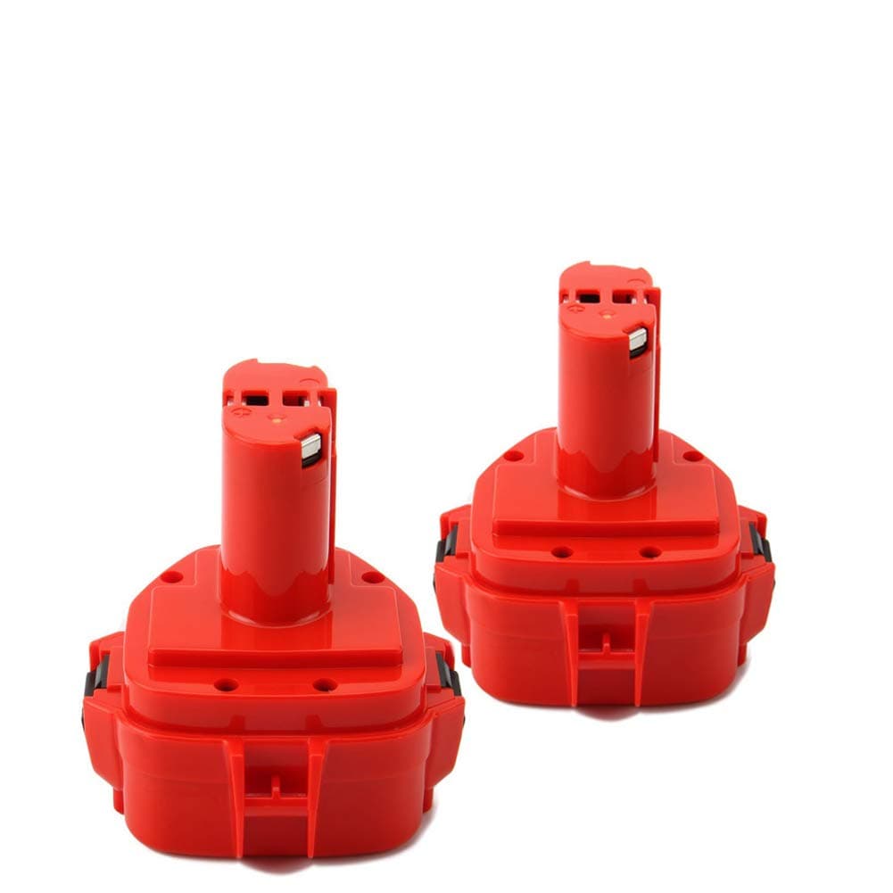 2 pieces 12.0 V 2000 mAh 12 V 2.0Ah 1220 Ni-Mh battery (red) replacement battery tool battery for Makita power tool replacement battery 12V 2.0Ah1222 1220 1200 1230 1233 1234 1235 fits Makita 6213D 6217D 6271D 6313D 6835D 6916D 8413D ML120