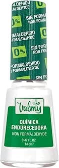 Valmy Nail Hardener & Nail Strengthener for Thin Nails and Growth - Nail Growth Treatment, Protection & Nail Repair for Damaged Nails - Formaldehyde-Free Base Coat Nail Polish, 0.47 Fl oz