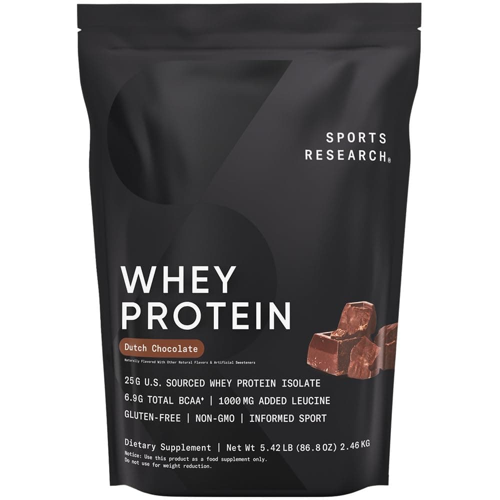 Whey Protein Isolate, Dutch Chocolate, 5 lbs (2.46 kg)