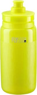 ELITE Fly Tex Water Bottle Yellow Fluo – Insulated Cycling Bottle with Thermal Protection – Lightweight & BPA-Free – 550ml – For Road Bike, MTB & Gravel Cycling