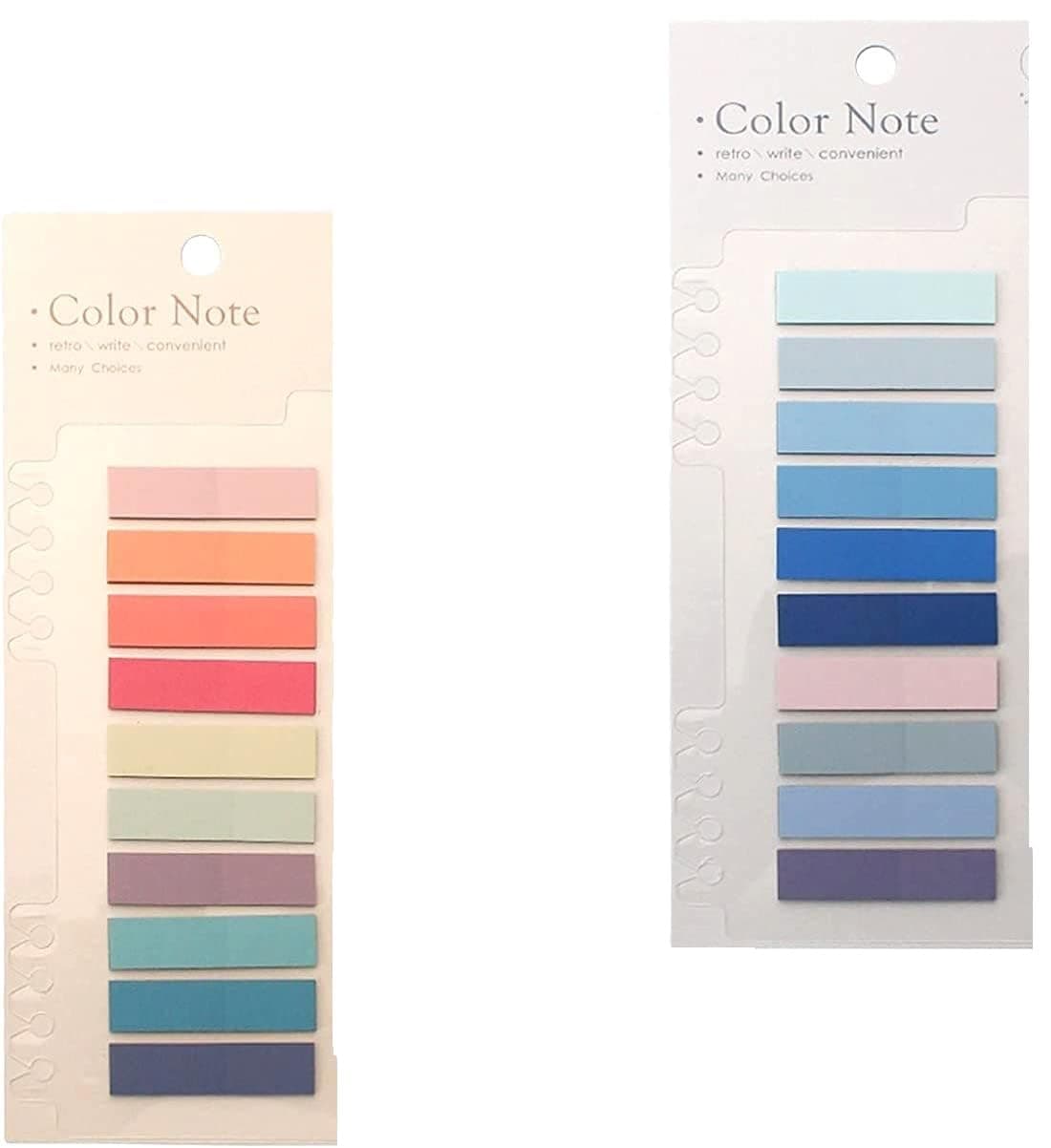 - Worison 2 Pack Writable Sticky Index Tabs, 400 Pcs Sticky Note Tabs Colored Writable and Repositionable Book Flags Tabs Strip Index Tabs