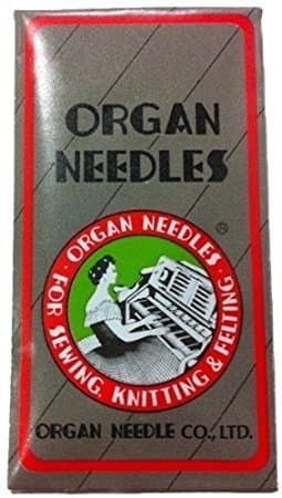 Ball Point Sewing Machine Needles Home-use By Organ Needles (10 Needles/pack), Select Size (Size 90 / 14 Ball Point)