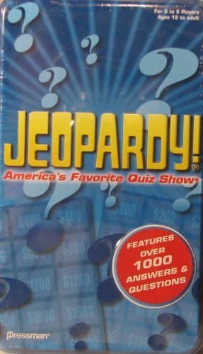 Pressman Jeopardy: (Travel Edition Tin)