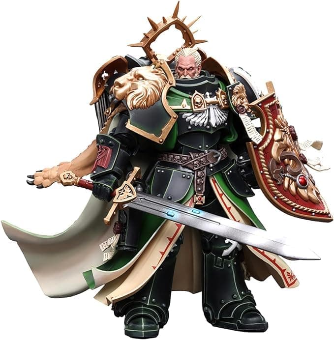 1/18 Action Figure Warhammer 40,000 Dark Angels Primarch Lion El'Jonson 7.12 inch Movable Model Collectible Figurine