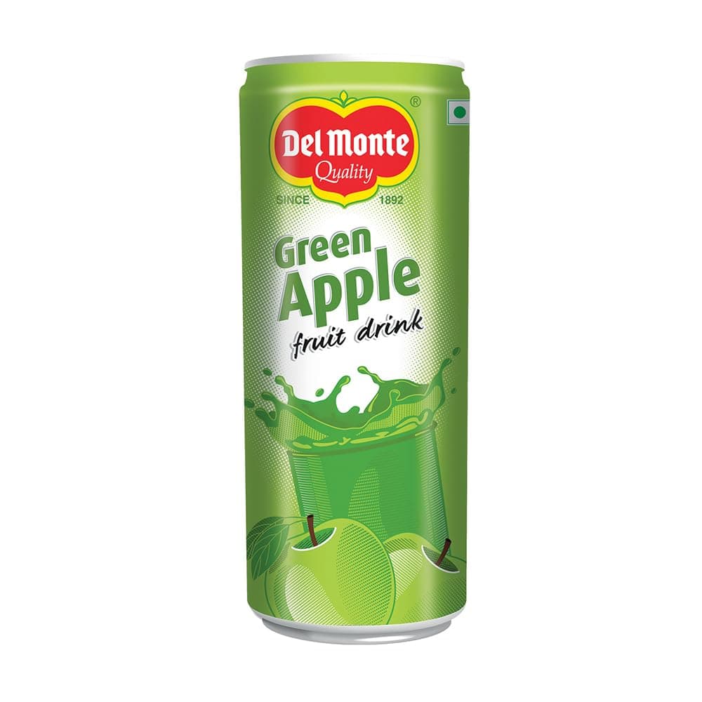 Del Monte Green Apple Fruit Drink, 240Ml