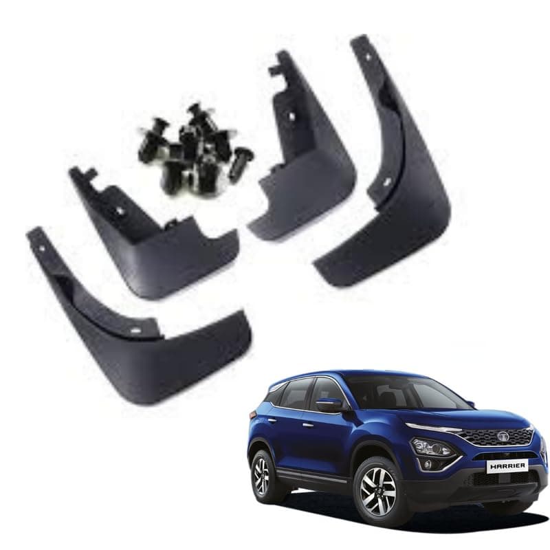 Autokaar O E Type Car Mud Flap Box Shape Splash Protection Guard Tyre Flap Complete Set of Front & Rear Tires for Maruti Suzuki Swift 2024 Onwards