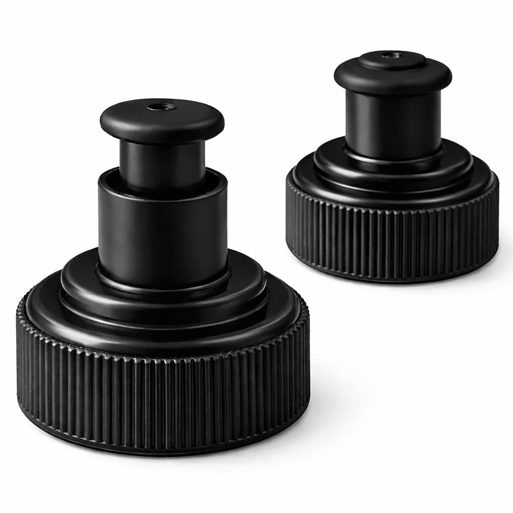 2 Pack Push-Pull Replacement Lid Set Only for the Runtasty 10 & 12 oz Bottles, which perfectly fit the 3-Way pocket hydration Running belt w/touchscreen cover & 2-in-1 Running Fun Handheld & Add-on!