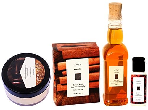 Nyah - Sandalwood Bath Set - 4PC