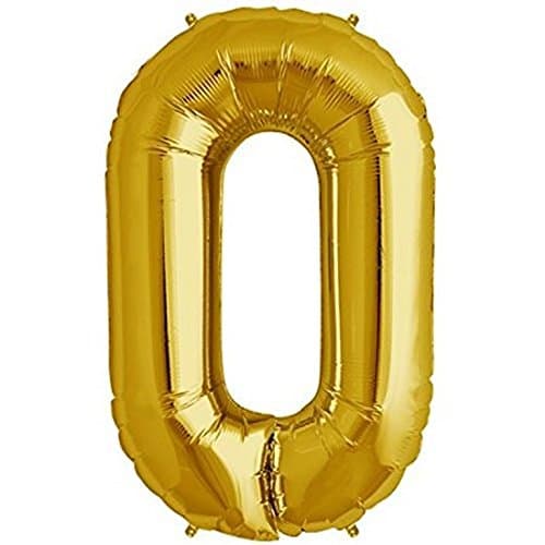 BalloonisticsNumber Zero Foil Balloon 16" Inch
