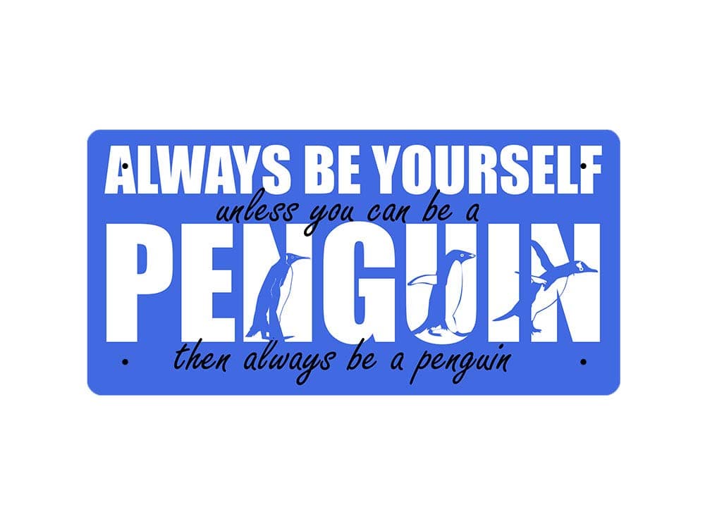 McMug Penguin - Metal Sign