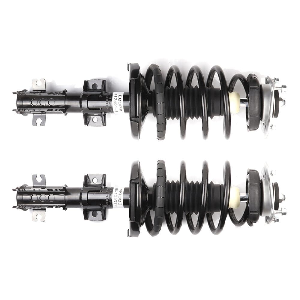 AMCCM Front Complete Struts w/Coil Springs Shocks Absorder Assembly Fit 2001-2009 for Volvo S60 1999-2006 for Volvo S80 Replace 11861 11862