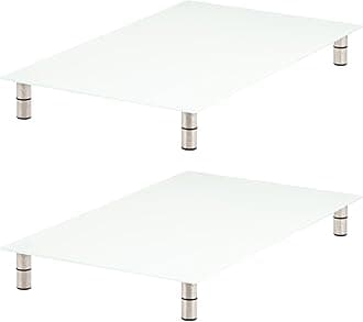 bremermann Hob Cover Plate Set of 2 Safety Glass Approx. 30 x 6 x 52 cm W/H/D Variable Base (Gold)