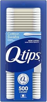 Q-tips Cotton Swabs, Original, For Home, First Aid and Beauty, 100% Cotton, 500 Count
