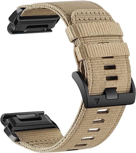 Quick Fit 22mm Replacement Band Strap Size Adjustable Fenix 5/Fenix 6/Fenix 7 Band 22mm Watch Band for Fenix 5 Plus/Fenix 6 Pro/Fenix 7 Pro/Forerunner 935