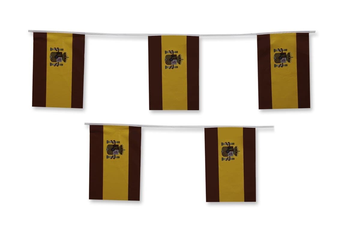 Spain Flag Spanish Espana String Flags Banner 33ft Decoration