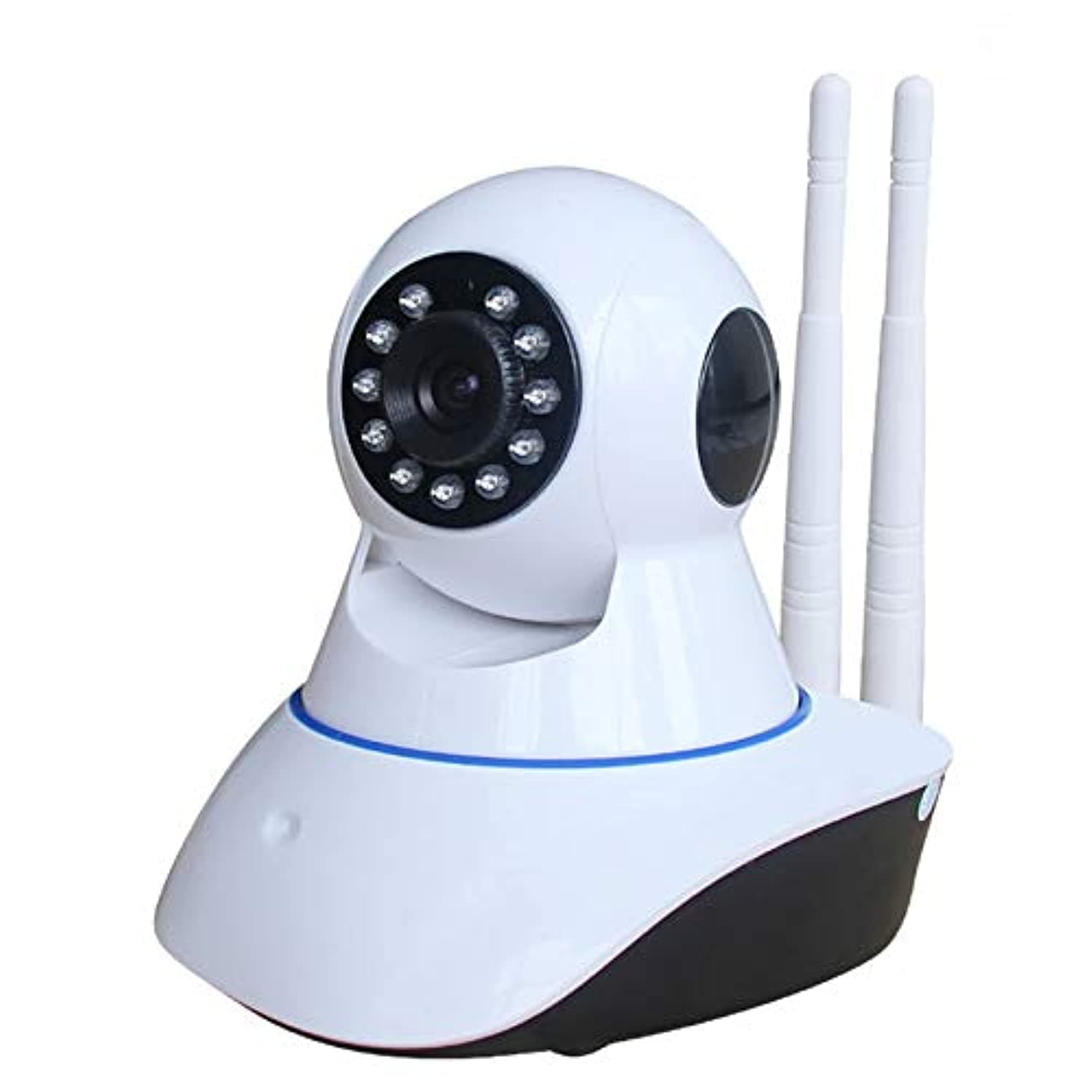 secure vision Wi-Fi 1080p Dual Antenna Smart Camera with Wall Stand, White