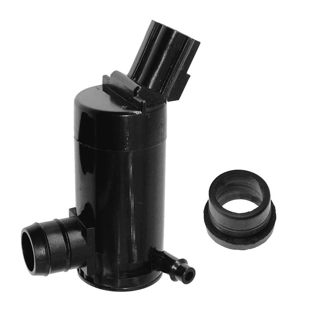 A ABIGAIL Windshield Washer Pump w/Grommet Replacement for Ford Escape, Focus, F150, F350, Mazda B2300, B2500 Mercury Monterey, Mariner Replaces OEM 7R33-17664-DA, 7L8Z-17664-A, F6SZ-17664-A